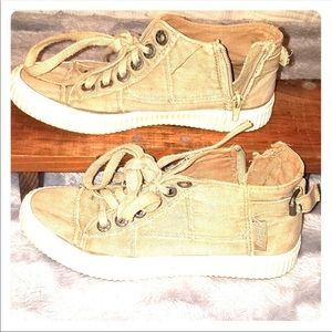 Blowfish Distressed Canvas Hightop Sneakers